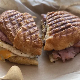 Ham and Egg Croissant