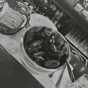 Steamed Mussels