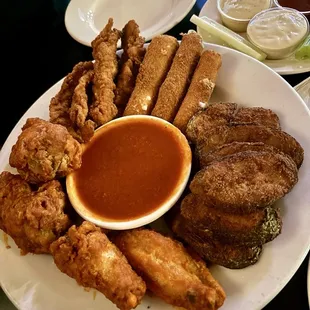 Fried Combination Platter.