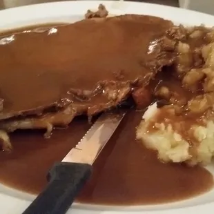 Hot Beef Sandwich