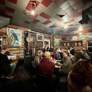 Dining area by stage