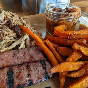 Two meats, two sides