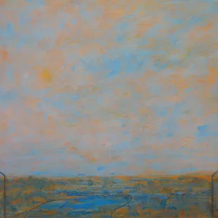 "Broken Light" mixed media on canvas by Robert Knipschild