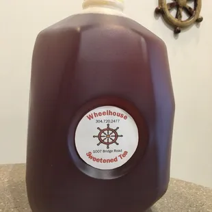 Fresh Brewed Tea by the gallon