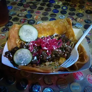 The eggplant vegetarian option ... Perfection