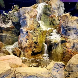 Inside updated with waterfall