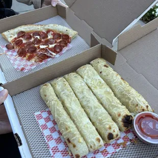 pizza, food