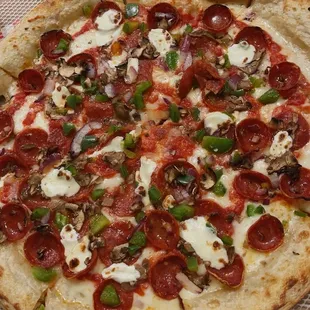 pizza, food