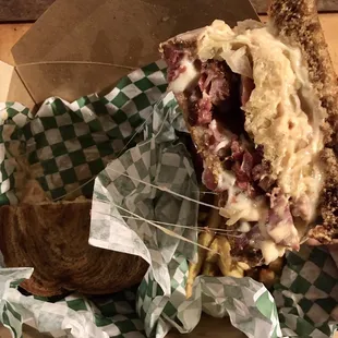 Takeout Reuben!