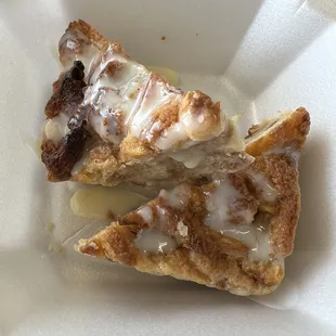 Bread pudding, ok, but small portion for the price.
