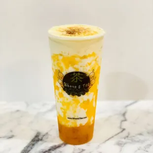 Mango Latte Creme Brûlée