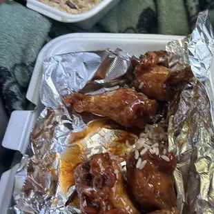 Honey jerk wings