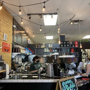 the counter