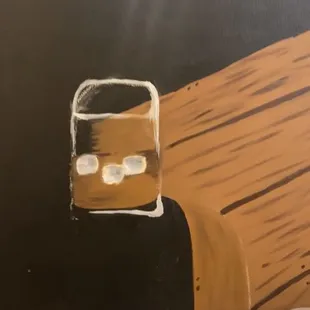 What I painted throughout the "teaching"