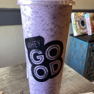 blueberry protein smoothie