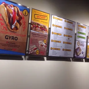 Main menu wall