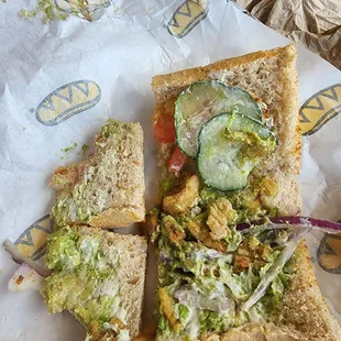 Bacon Avocado Sandwich