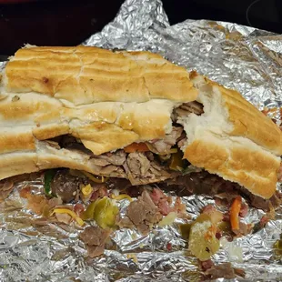 Broken ass roll. Same image. Honestly, if u took the steak off &amp; made ur own sandwich, it wldnt be that bad.