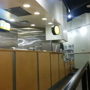 Line where the bags hang and the ladies make the wiches