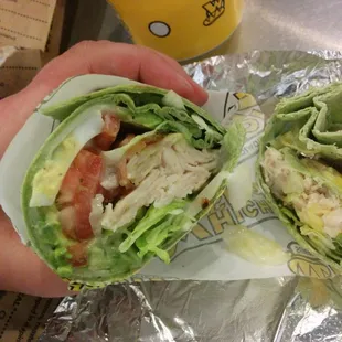 Fresh look into Cob Salad Wrap!
