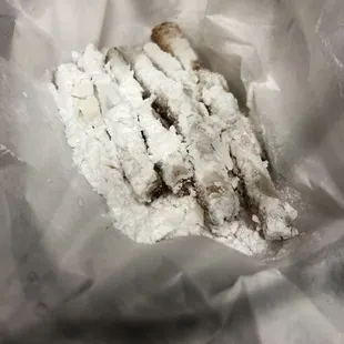 funnel cake fries with extra powder smell great but not very many come in order.