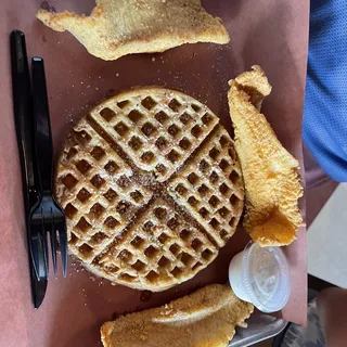 Fish and Waffle Plate