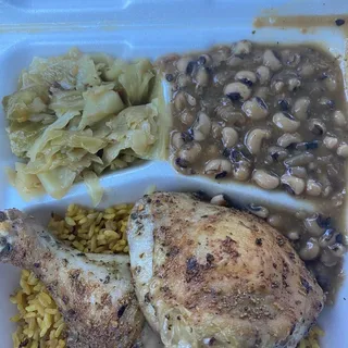 Baked Chicken Dinner Plate