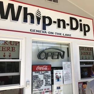 the front of the store