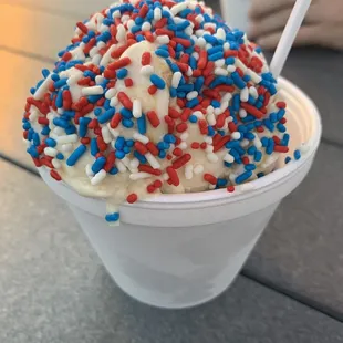 Buckeye Blitz, Salty Caramel with sprinkles!