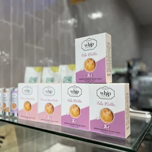 Instant coffee packets