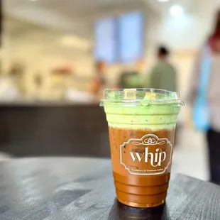 Pandan coffee