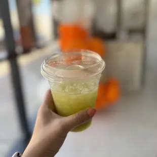 Sugar Cane with Kumquat Foam