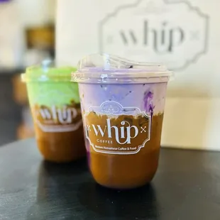 Pandan &amp; Ube Vietnamese Coffee