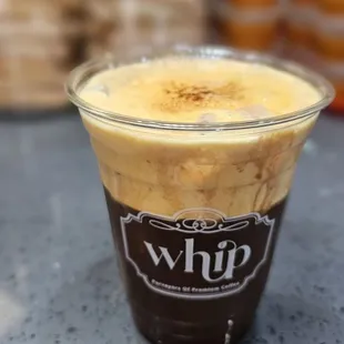 Creme brulee coffee