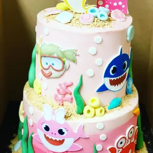 Baby Shark Cake