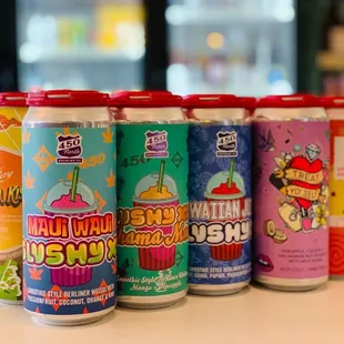 a variety of flavors