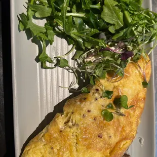 Mushroom omelette