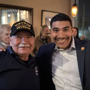 Local living legend ! And then me Lol