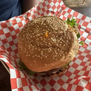 Bacon Blue Cheese Burger