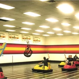 A somewhat better picture showing what Whirlyball is, but still probably hard to understand in picture form