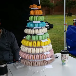 French macarons at Midland Downtown Farmers Market