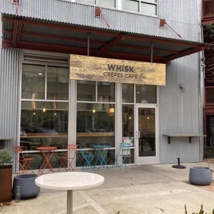 the outside of the building