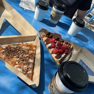 Fair Day Crepe and Midnight in Paris Crepe