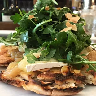 Close-Up Caramelized Onion &amp; Brie Flatbread!