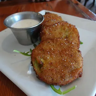Order the side of fried green tomatoes, it is a must and I promise you will not regret it!