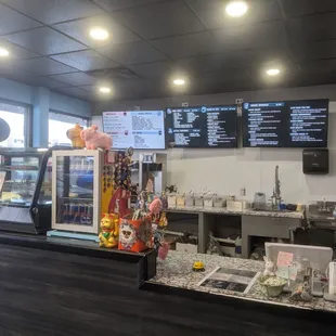 The front counter