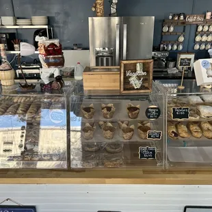 a variety of baked goods