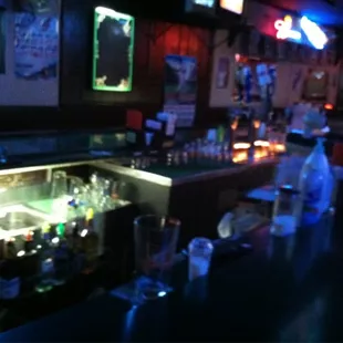 View of front door from bar