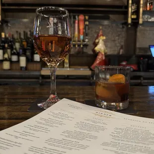 Rose and old fashioned