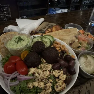 The Goddess Salad + Dip Trio